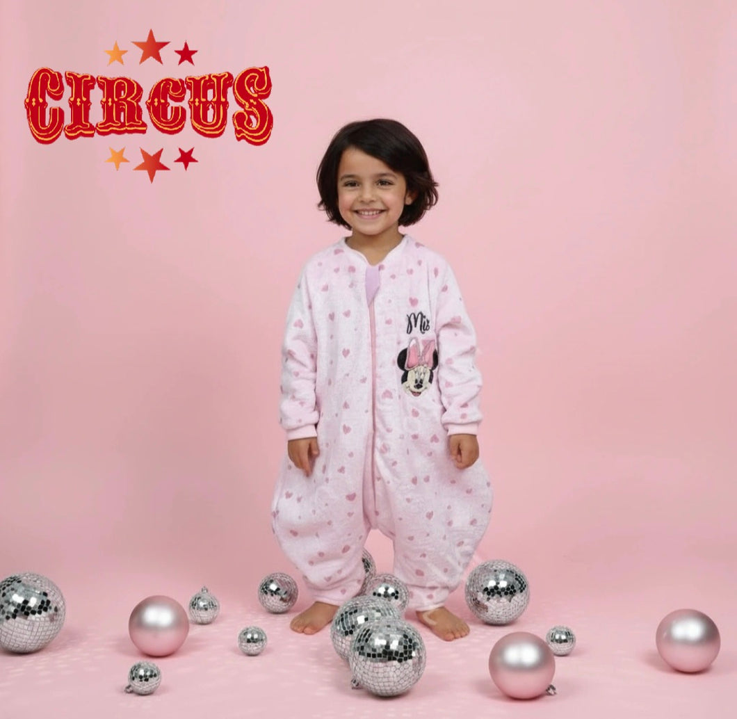 Baby Girl's Minnie Fleece Sleeping Bag (Size:12m-4-6yr)