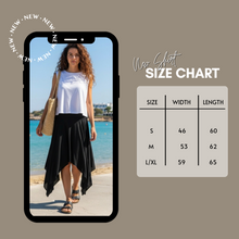 Load image into Gallery viewer, Asymmetrical Skirt-Teel
