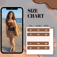 Load image into Gallery viewer, Ruffled Skirt-Golden Beige
