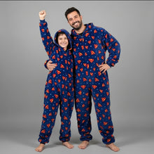 Load image into Gallery viewer, Onesie-Fleece-Superman (Sizes 8-12)
