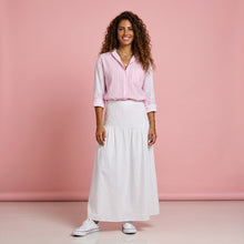 Load image into Gallery viewer, Stripey 100% Crisp Cotton Shirt-Pale Pink
