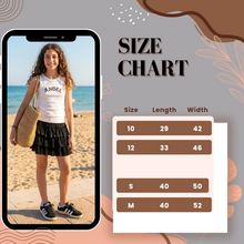 Load image into Gallery viewer, Ruffled Skirt-Black
