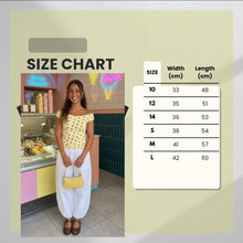 Load image into Gallery viewer, Basic Top Off Shoulder-Polka Dots-Yellow &amp; Brown Spots
