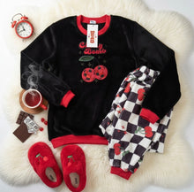 Load image into Gallery viewer, Girl&#39;s Cherry Bomb Fleece Pyjamas (Size 7-12 yrs)
