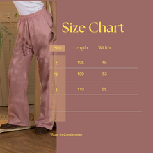 Load image into Gallery viewer, Trousers-Women's Linen Wide Leg Pants-Pink
