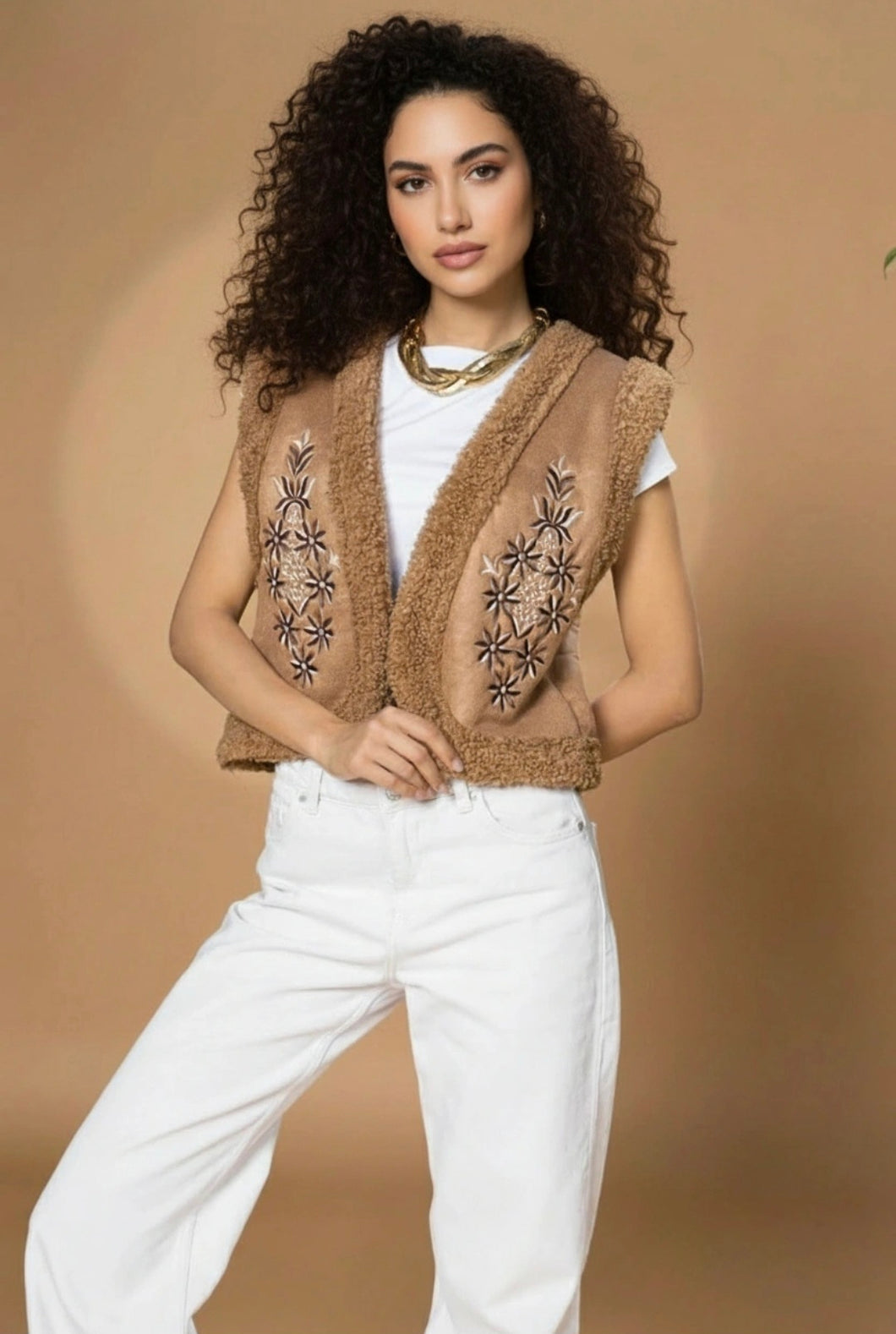 Women's Waist Coat-Brown (Sizes S/M & L/XL)-BLACK FRIDAY OFFER