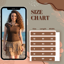 Load image into Gallery viewer, Basic Top-Off Shoulder-Brown
