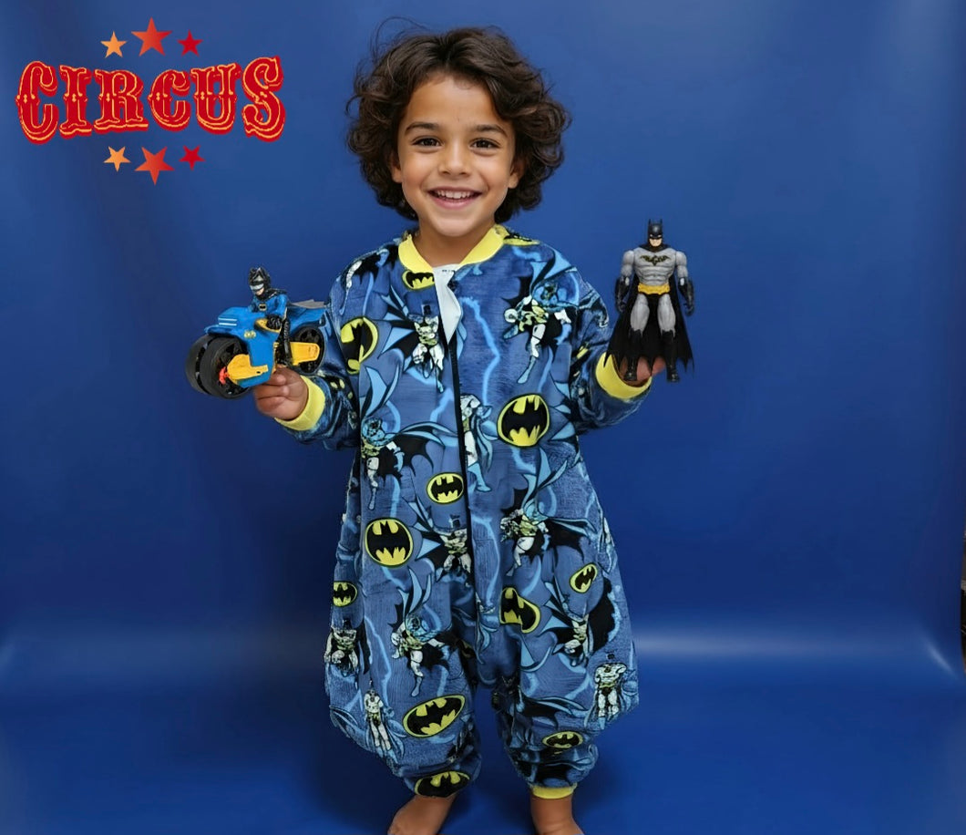 Baby Boy's Batman Fleece Sleeping Bag (Size 12m-4-6yrs)