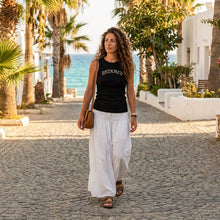 Load image into Gallery viewer, Flowy Long Skirt-White
