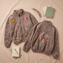 Load image into Gallery viewer, Women's Embroidered Jacket-Tiger-Cafe
