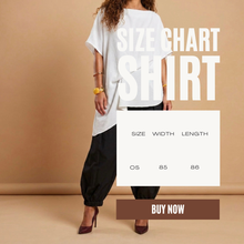 Load image into Gallery viewer, Asymmetrical Long Flowy Top-White
