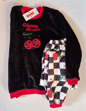 Load image into Gallery viewer, Girl&#39;s Cherry Bomb Fleece Pyjamas (Size 7-12 yrs)
